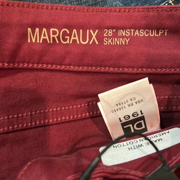 DL1961 Margaux 28” Instasculpt Skinny Jeans in Ruby Sz 30 NWT - Picture 6 of 8